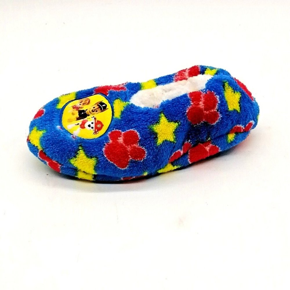 Spin Master Toddler Faux Fur Slippers Multicolor Faux Fur Lined 2T-4T‎